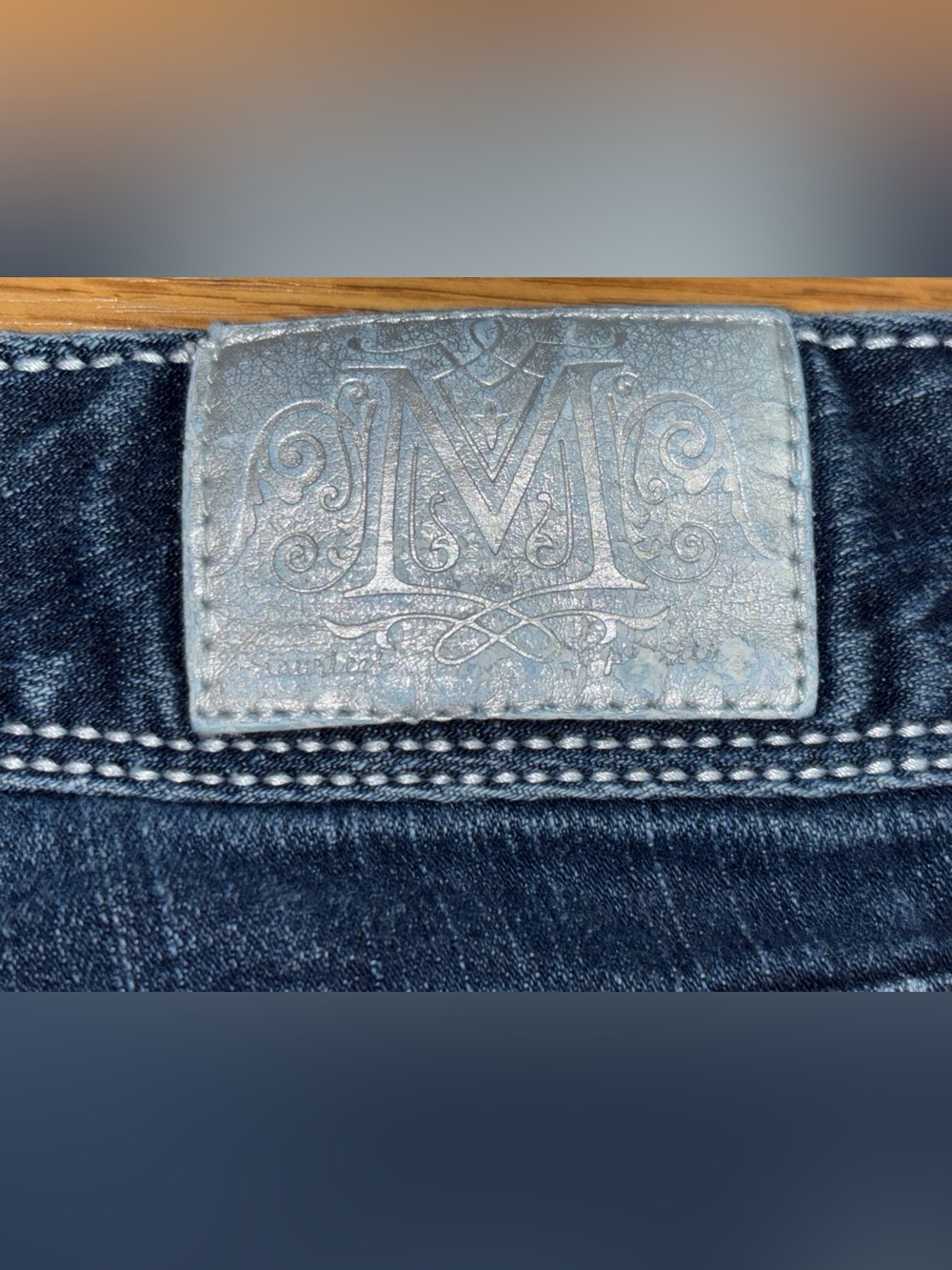 Maurices Premium Denim Bootcut Jeans Juniors Size 15/16 Embroidered Stitching - Picture 3 of 16